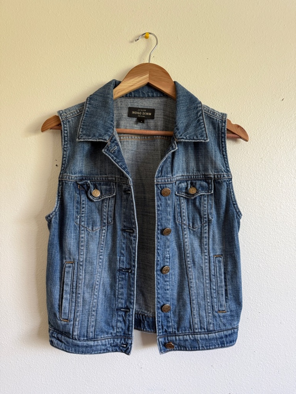 J Crew Indigo Denim - Vest